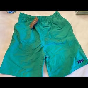 Boys Patagonia swim shorts